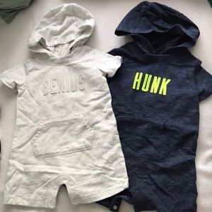Carter’s Baby Boy Hooded Romper